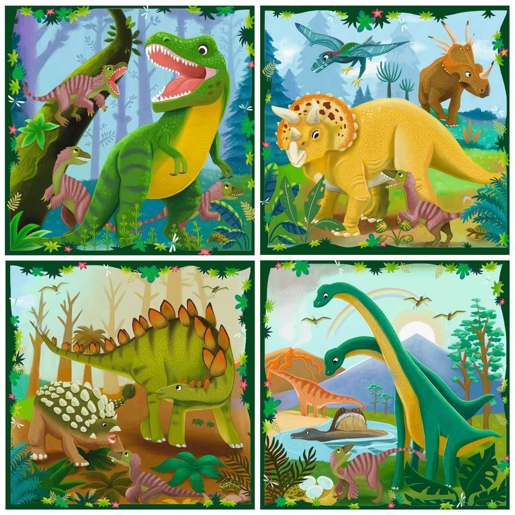 Puzzle pour enfants. Puzzle UP!. Dinosaures. À partir de 4 Image du produit 