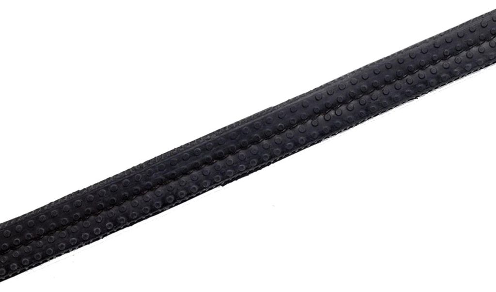 Hy Gummigriff Zügel TL6629 (Pony) (Schwarz)