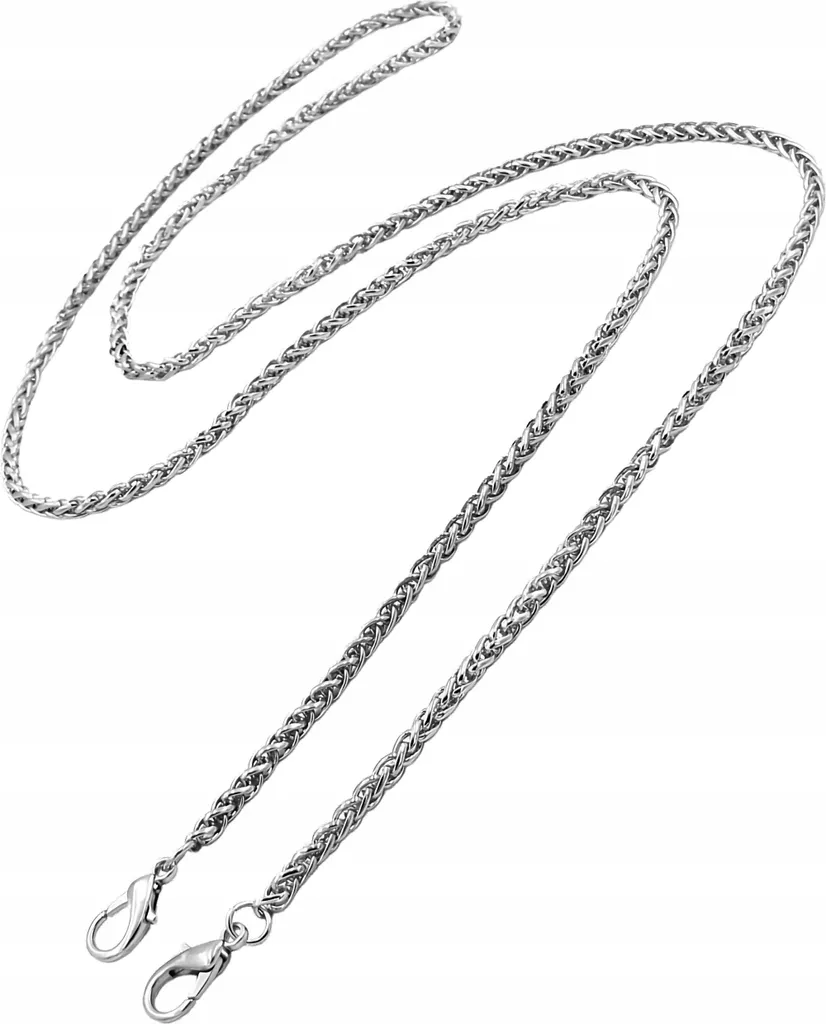 Catena Argento 120cm EDIBAZZAR per Borse Fai-da-Te e Uncinetto