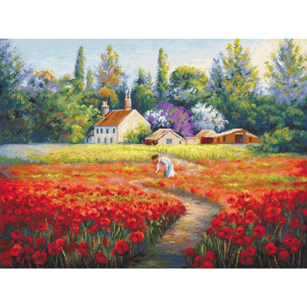 Kit Gobelin Luca-S Inoubliables Motif à Compter 32x24 Qualité Pro