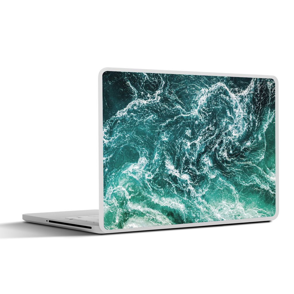 MuchoWow Laptop Aufkleber Sticker Cover Ozean - Wasser - Meer - Luxus - Grün - Türkis 36.5x27.5 cm - Laptop-Sticker