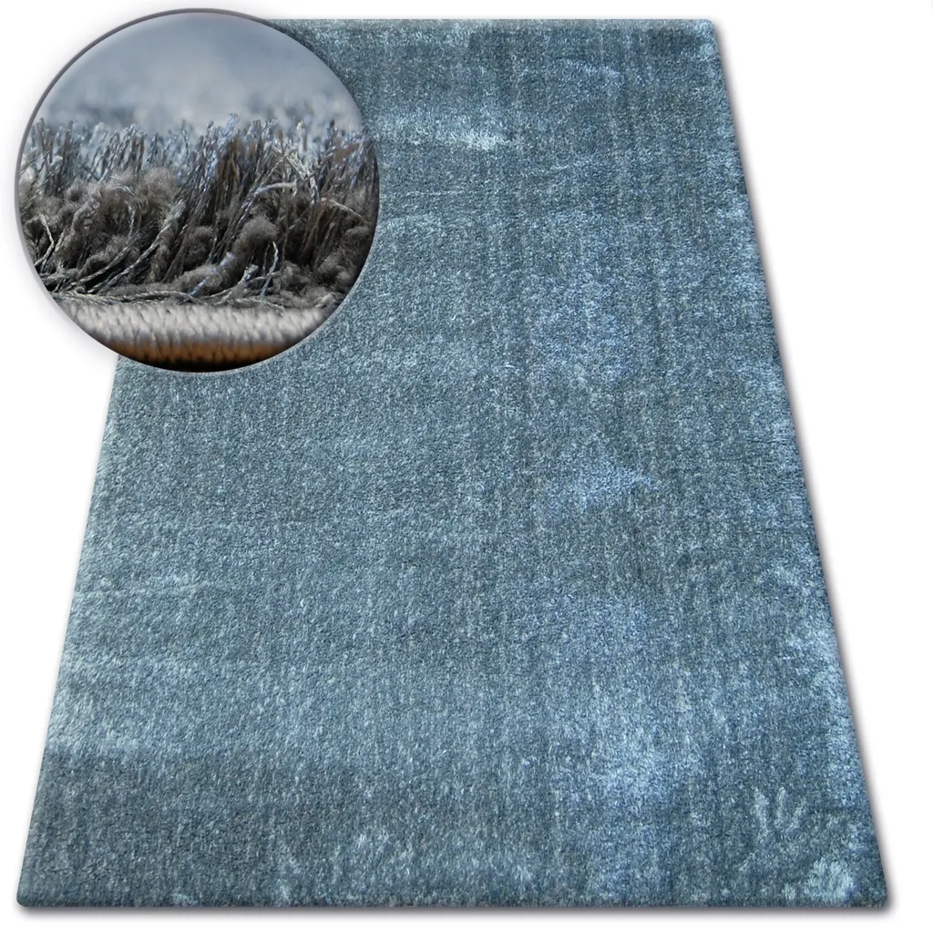 Tapis de Chambre Shaggy Verona Gris 80x150 cm pour une Descente de Lit