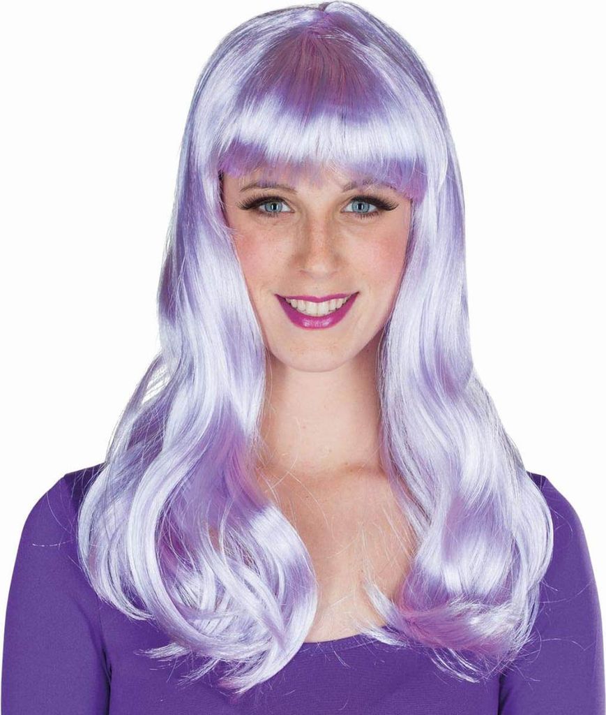 Damen Langhaar-Perücke (Baby Girl / Rosa-Flieder) Produktbild 