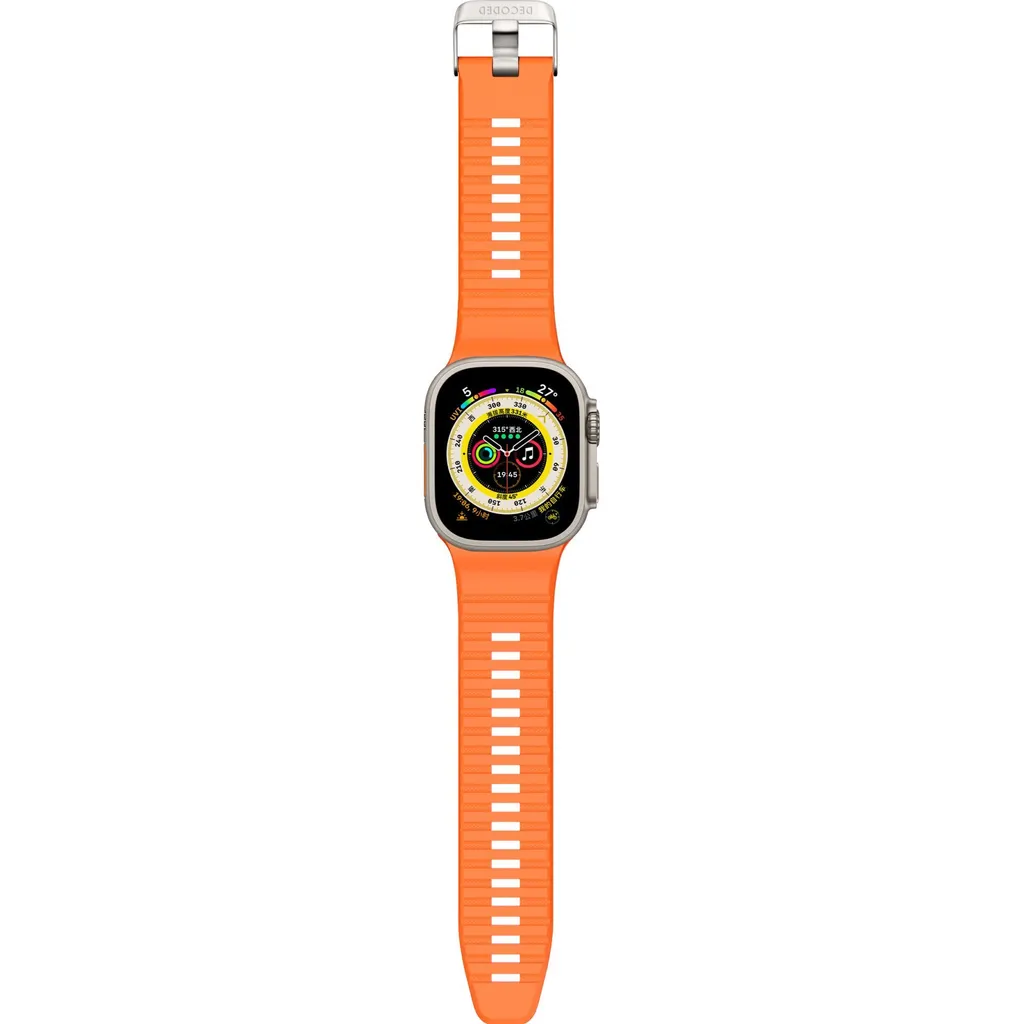 Cinturino Silicone Decoded Ultra Traction per Apple Watch Arancione