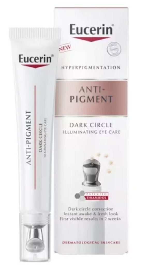 Eucerin Anti-Pigment-Augencreme gegen Augenringe, aufhellende Augenpflege, Korrektur von Augenringen, für alle Hauttypen, 15 ml