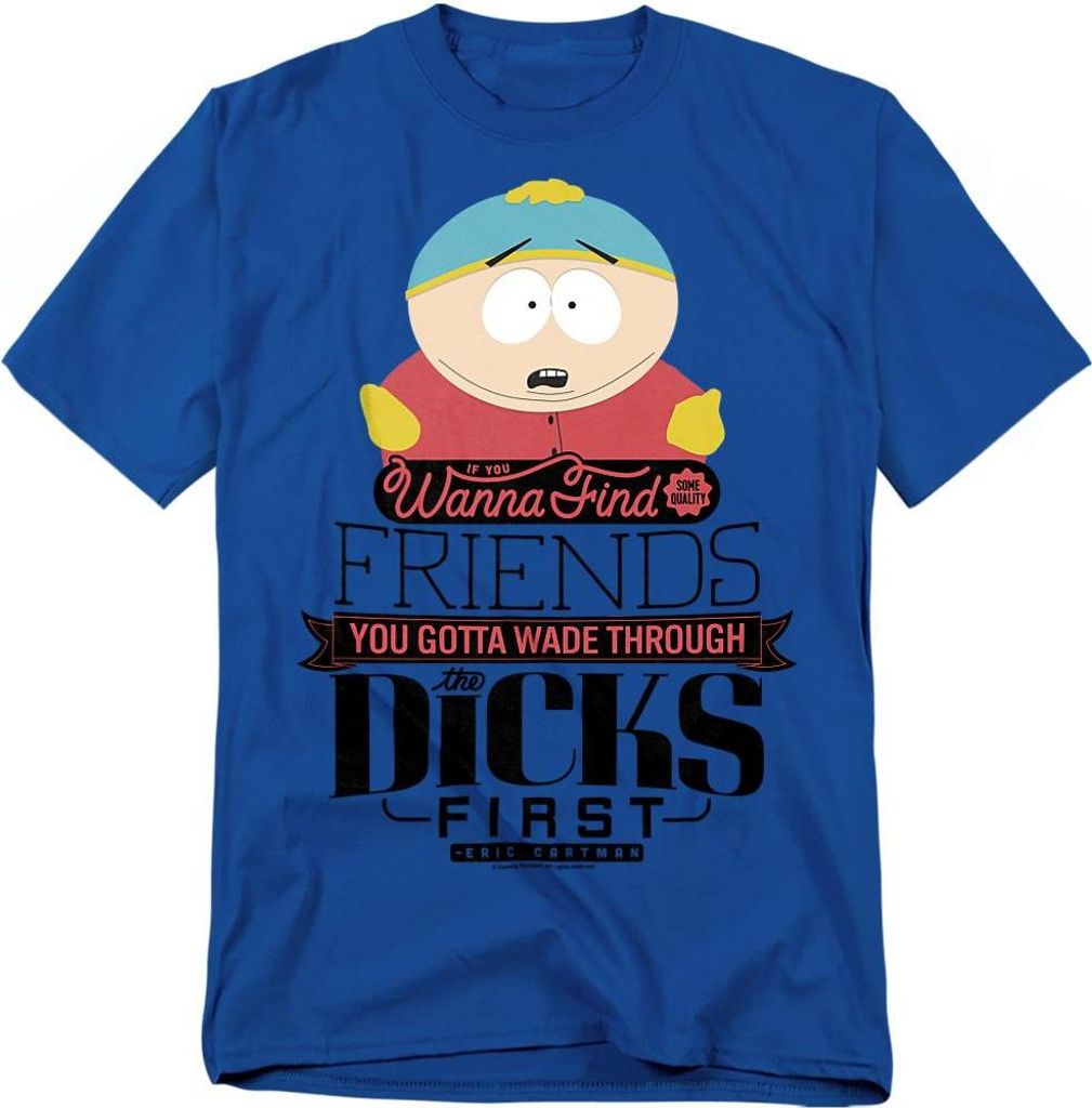South Park - "Wade Through Dicks" T-Shirt für Herren/Damen Uni TV20766 (S) (Königsblau)