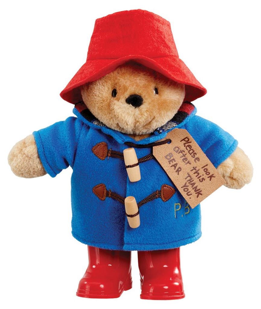Ours Paddington en peluche arc-en-ciel avec bottes Image du produit 