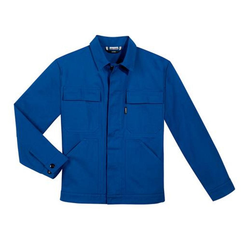 uvex Arbeitsjacke plus blau, kornblau Gr. 40, 42