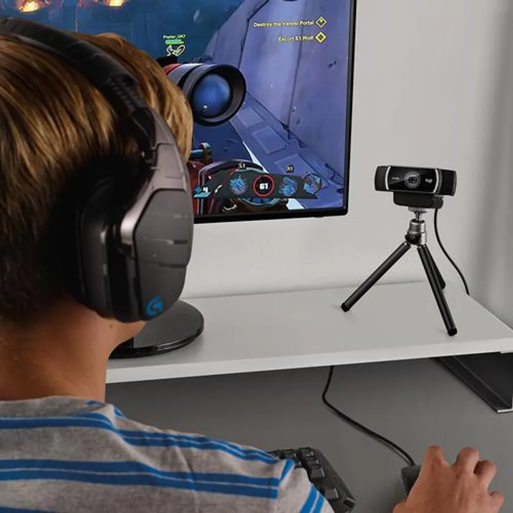 Logitech C922 Pro Stream Webcam 1080p : Correction Faible Luminosité - 41