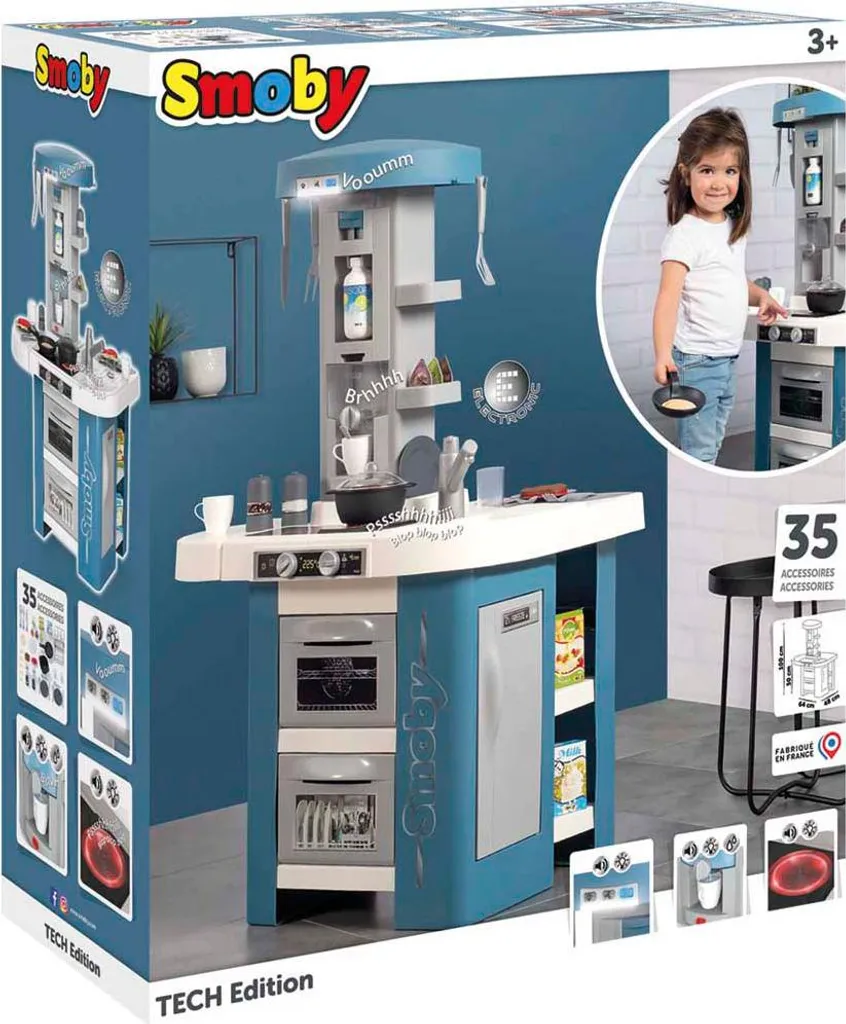Cuisine Smoby Tefal Studio Tech-Edition pour s'amuser comme un vrai chef