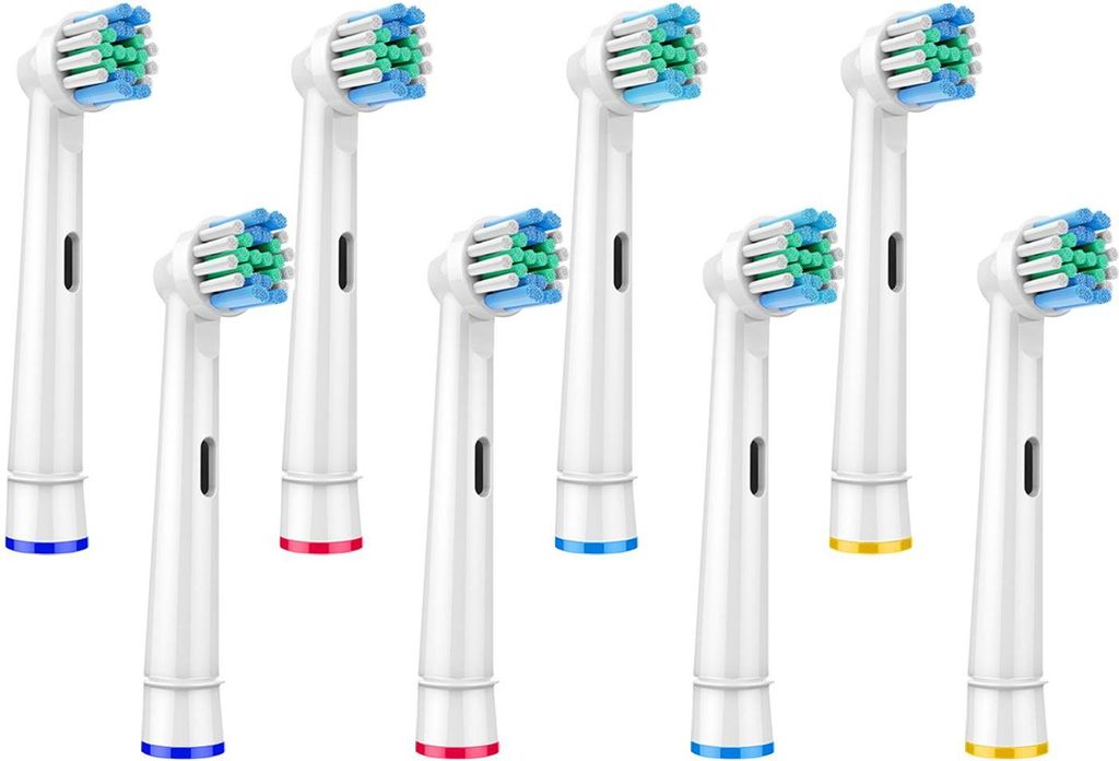 8 Aufsteckbürsten für Nevadent Ersatzbürsten Zahnpflege Produktbild 