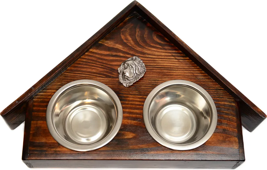 Support gamelles anti-basculement pour Dogue du Tibet : Confort Inox