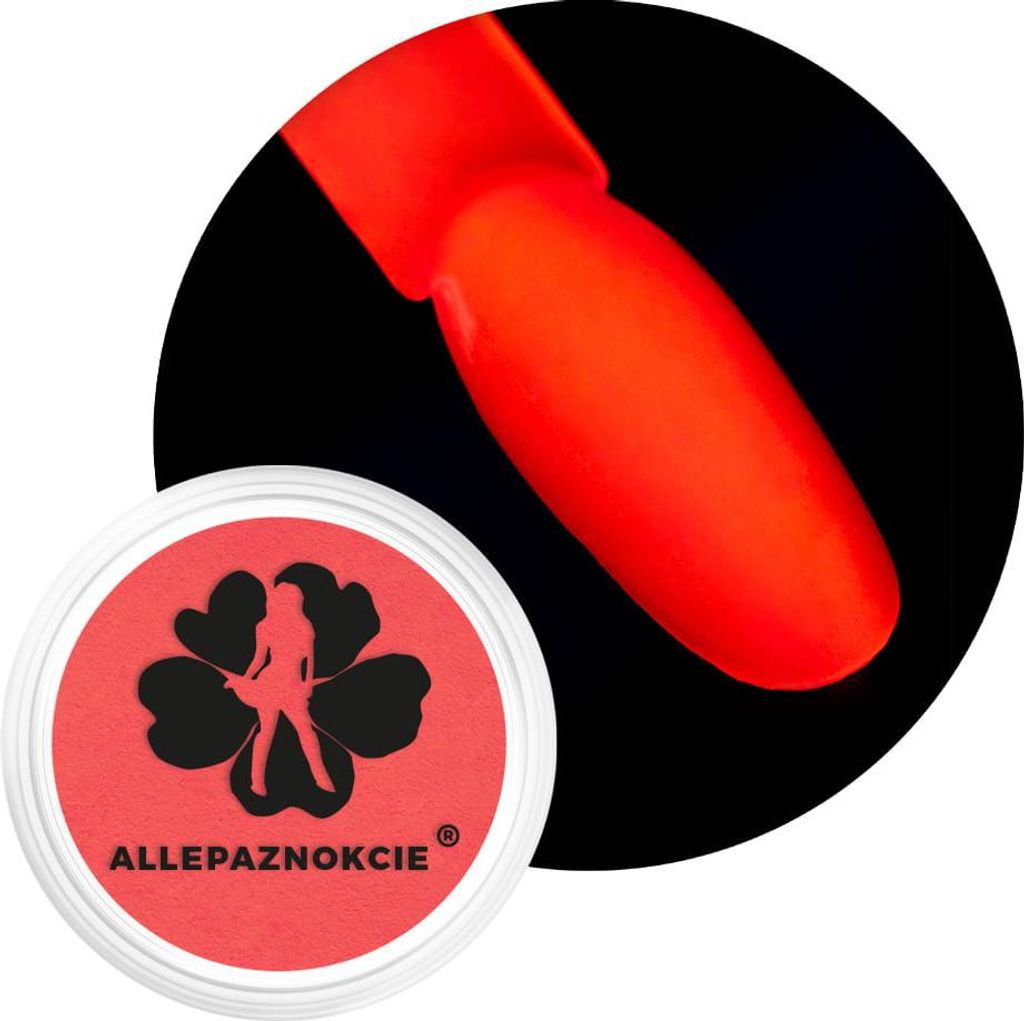 Neon-Nagelpigmentpulver Neon UV-Pigment Allepaznokcie Glas 0,6 g Nr. 07