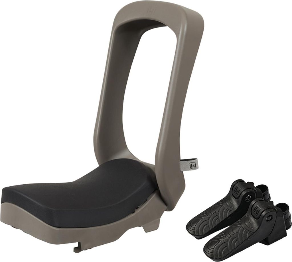 Urban Iki Fahrradsitz Junior - Suzume Grey/Bincho Black - Ohne Montagerahmen | Urban Iki