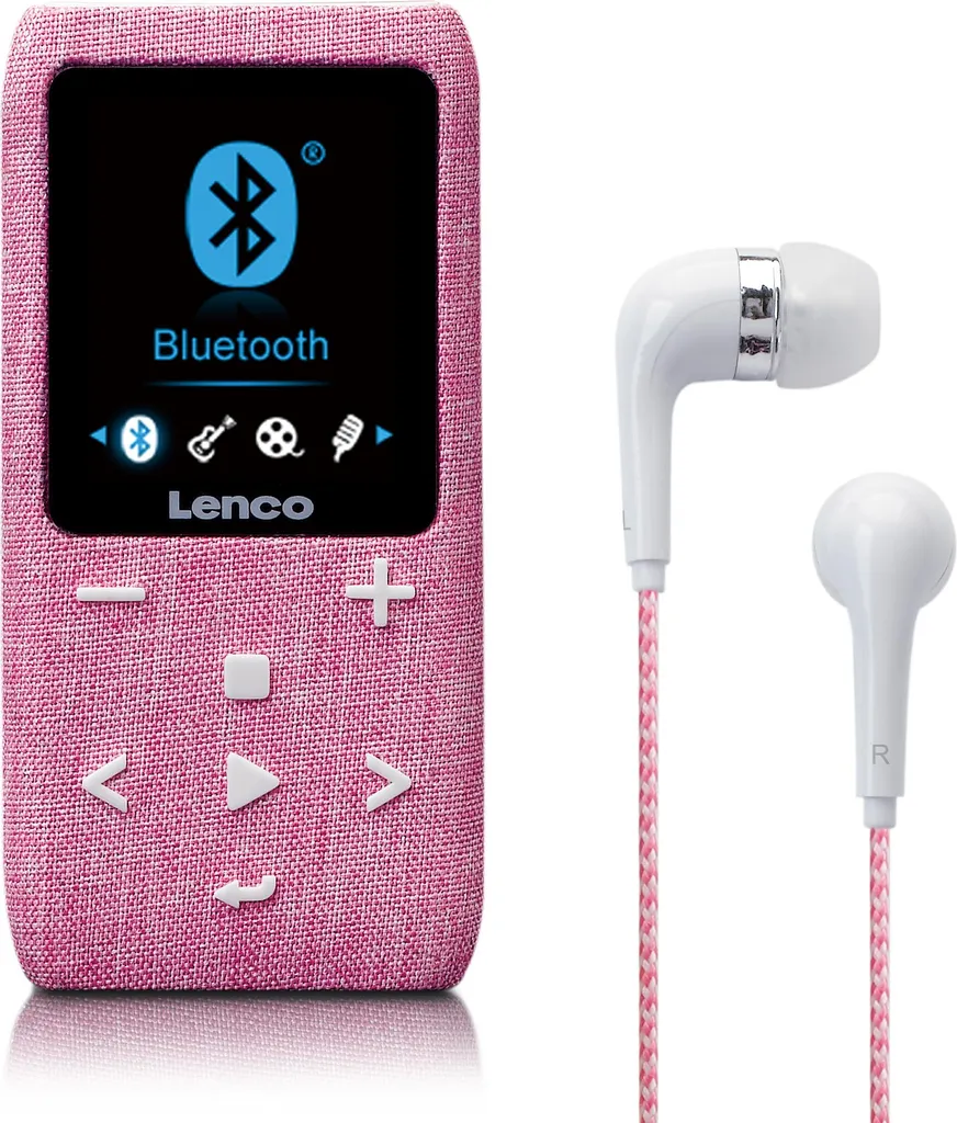Lecteur MP3 de voyage Lenco Xemio-861PK rose baladeur audio de vacances