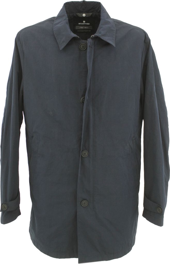 30607 Milestone, MS Shiro, Herren Mantel, Parka Trenchcoat Mantel Multifunktion, marineblau, XXL
