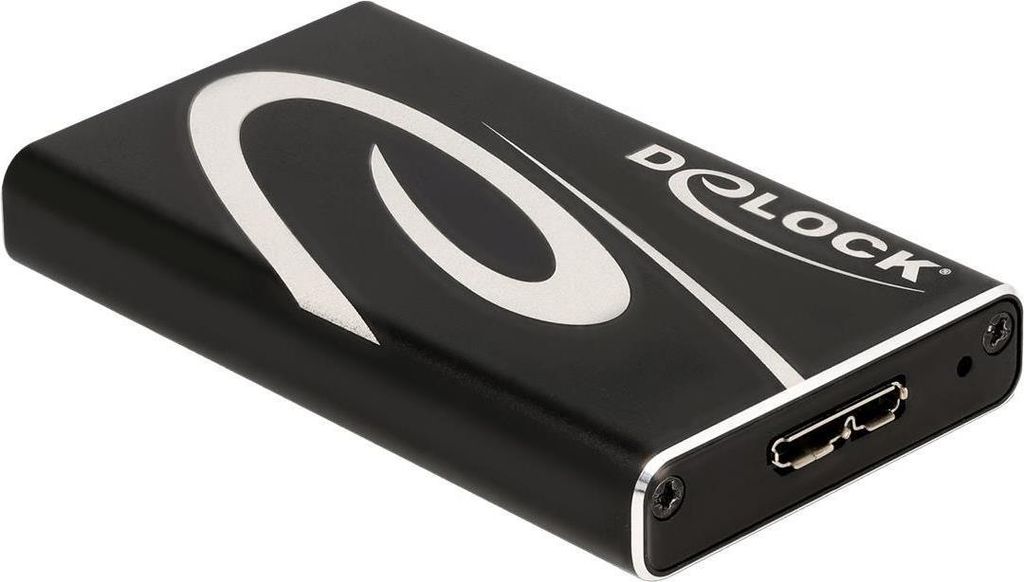 DELOCK Externes Gehäuse SuperSpeed USB für mSATA SSD