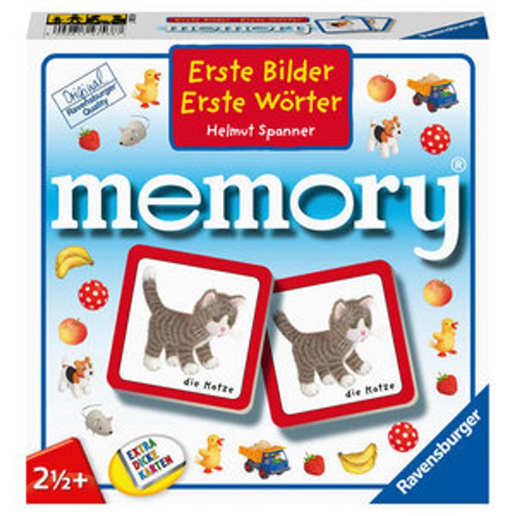 Premières images - Premiers mots memory® Ravensburger 88688 Image du produit 