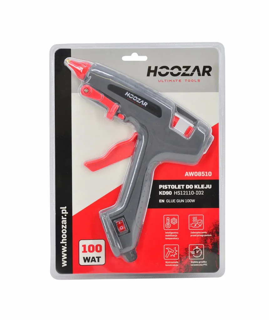 Pistola Hoozar 100W per Colla a Caldo - Tradizione e Qualità Hoozar