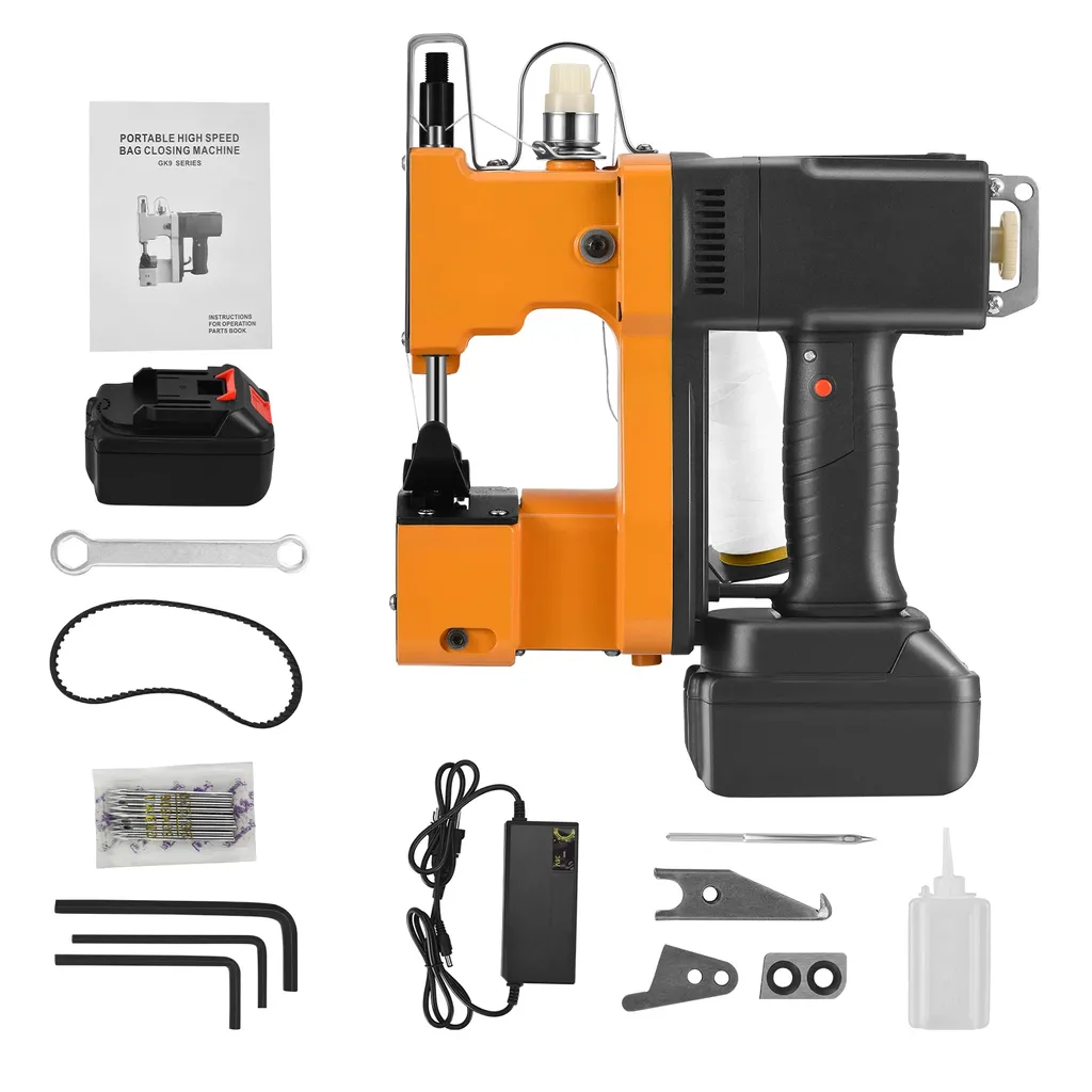 Machine à coudre 190W haute vitesse 2600 pts/min pour sacs et tissus