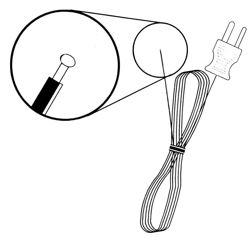 Sonde thermique type K PeakTech P TF-50 haute précision -50+250°C