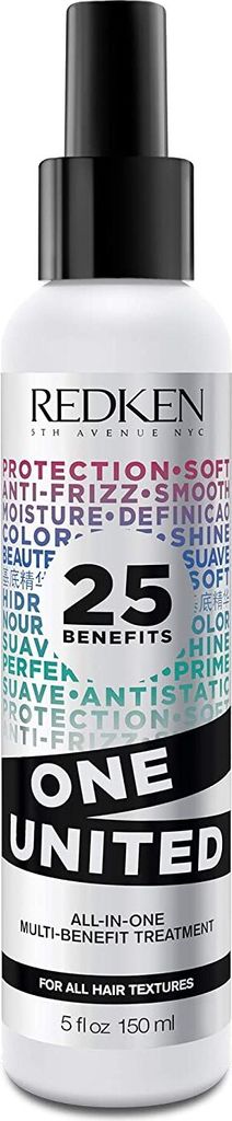 Redken One United All-in-One Multi-Benefit, Unisex, Alle Haare, 150 ml, Cationic Complex, Keracare, Coconut Oil, Use One United with all your hairc...