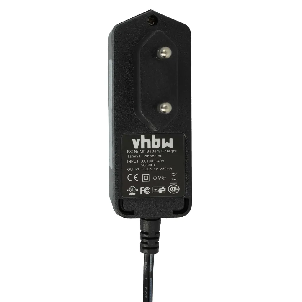 Chargeur USB 9,6 V Vhbw Pour Batterie RC – Connexion Tamiya, Câble 60 Cm, Compact Et Fiable