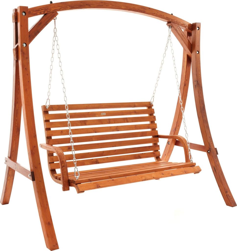 di volio Hollywoodschaukel Grino, Gartenschaukel aus Holz, Produktbild 