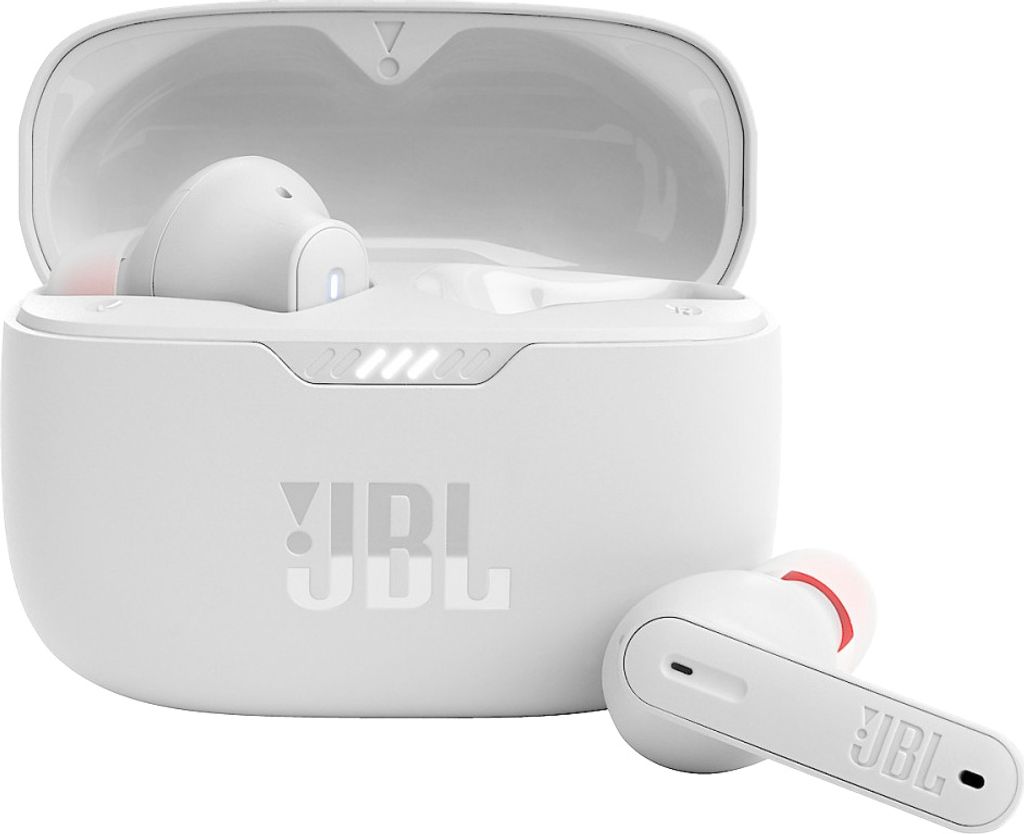 JBL Vibe Flex In Ear Kopfhörer Weiß Bluetooth IP54 Deep Bass 32h Akku