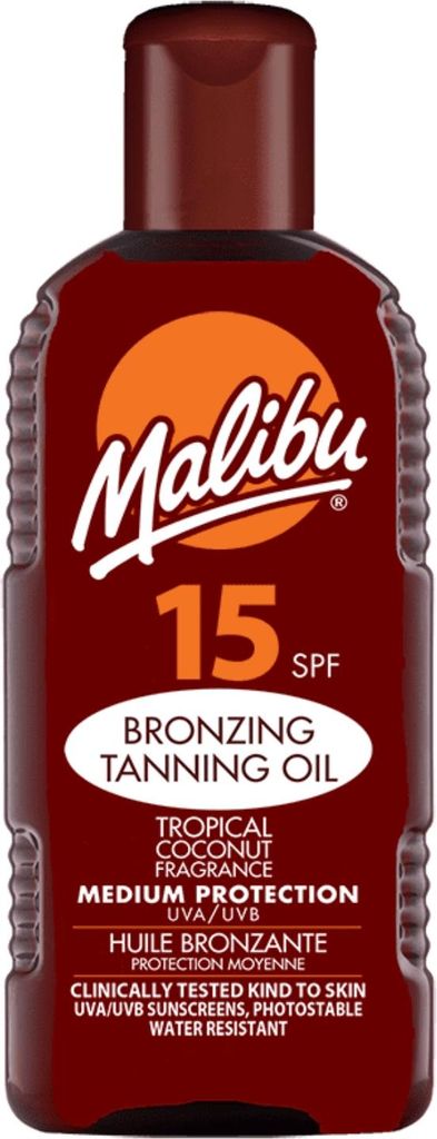 Malibu Bräunungsöl SPF15 200ml Produktbild 