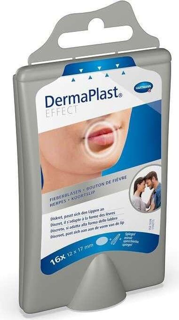 DermaPlast Effect, 1,7 x 1,2 cm, Priehľadná, 16 kusov Obrázok produktu 