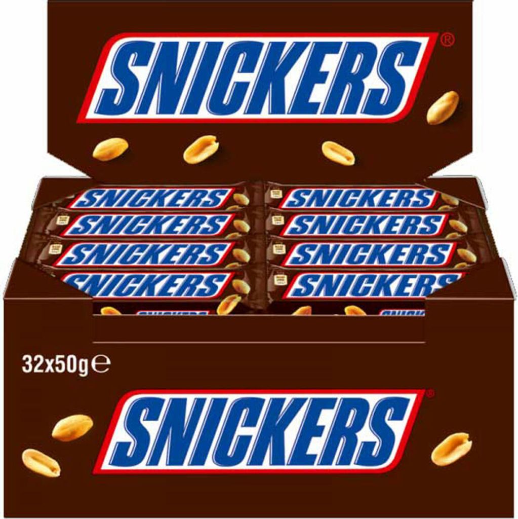 Snickers, Schokoriegel, Erdnuss-Karamell Schoko Riegel, 32 Produktbild 