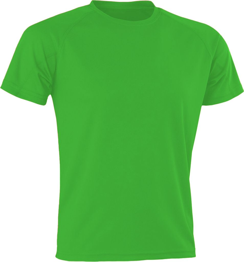 Spiro Herren Aircool T-Shirt PC3166 (2XS) (Neongrün)