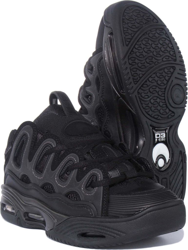 OSIRIS D3 2001 Herren SynthetikSneaker in Schwarz 11 GroBbritannien 47 EU 12 USA Schwarz