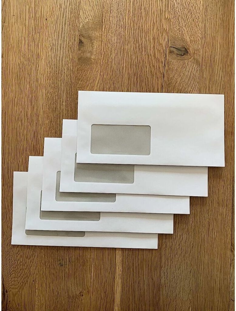 MAILmedia Briefumschläge DIN lang mit Fenster weiß 1.000 Produktbild 