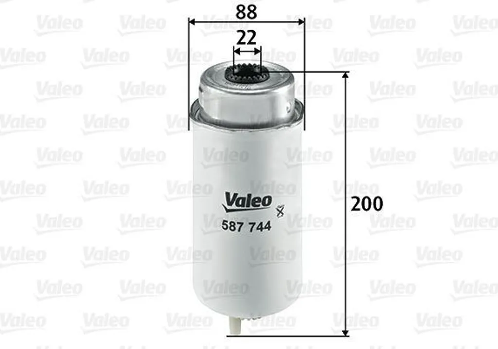 Évitez les pannes d'injection : Filtre carburant VALEO 587744