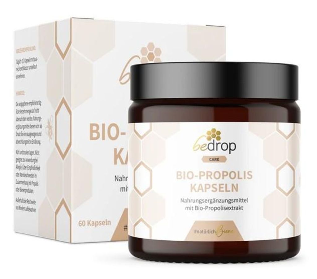 bedrop Propolis Kapseln (100% reine Imker Qualität) - 60 Produktbild 