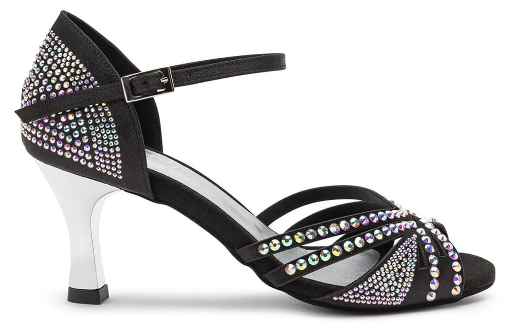 Dancing Queens Sparkle Shine Tanzschuhe Satin - Absatz 7.0 cm flare