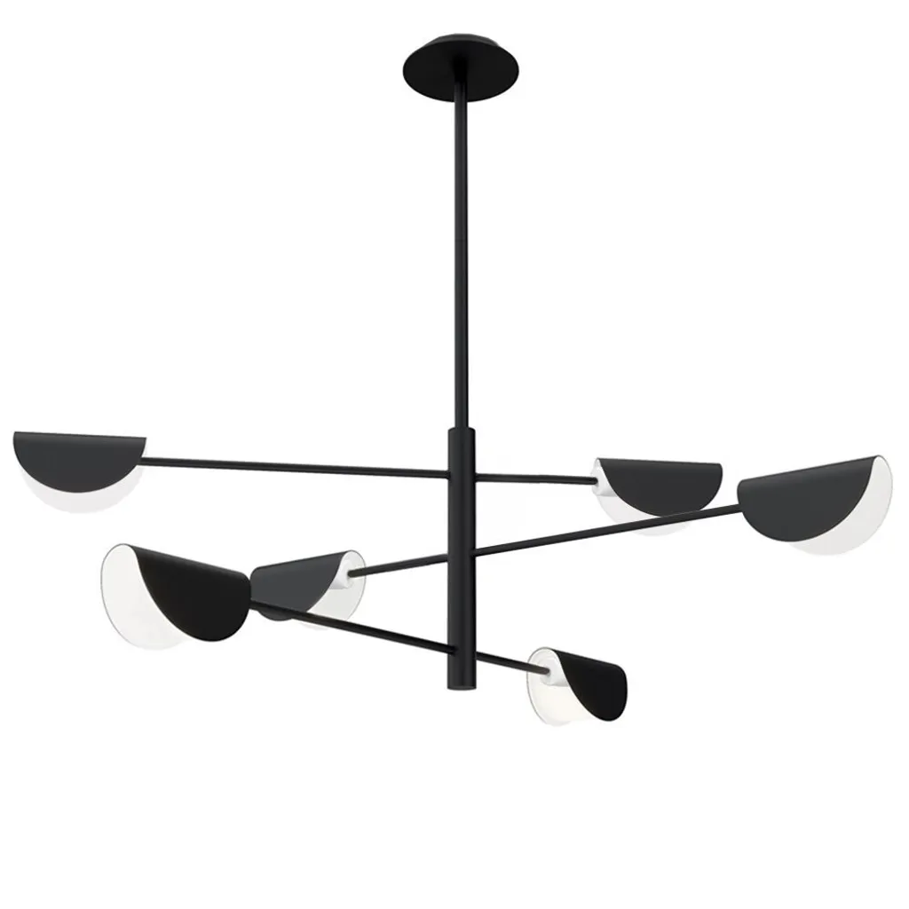 Lampada tooLight App1261-6Cp Black: Illuminazione Moderna per Interni