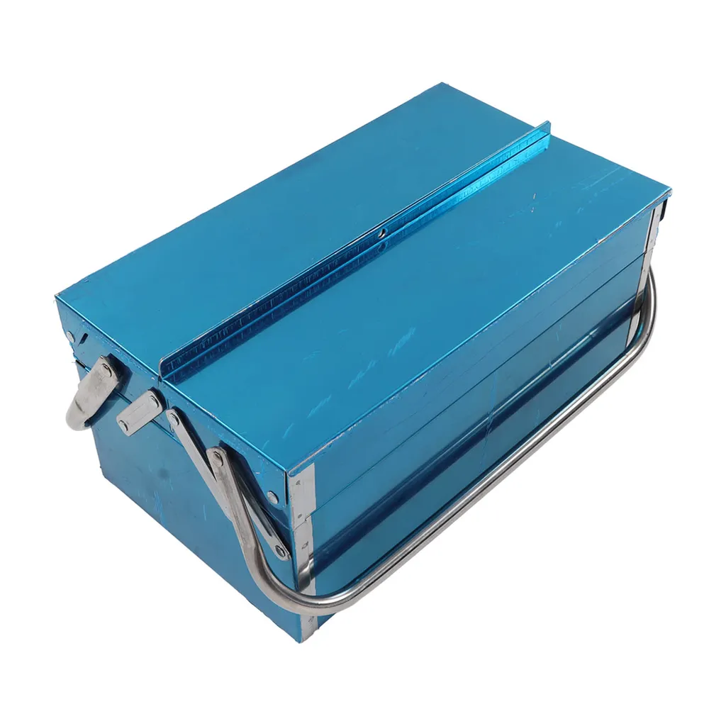 Boîte à outils en acier inoxydable à 3 compartiments pliable série PRO - 2