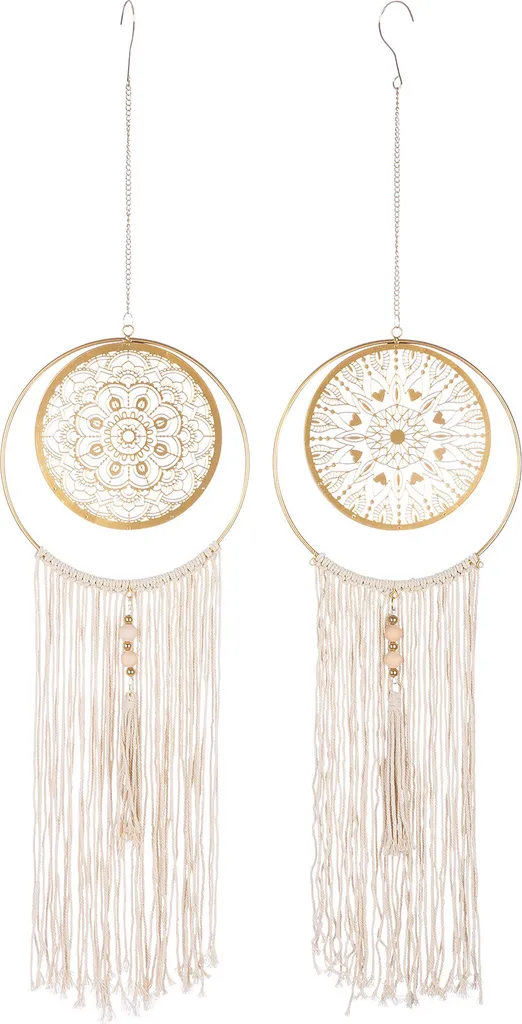 Acchiappasogni Mandala Gilde Glory Oro - Vibrazioni Positive Acciaio 95cm