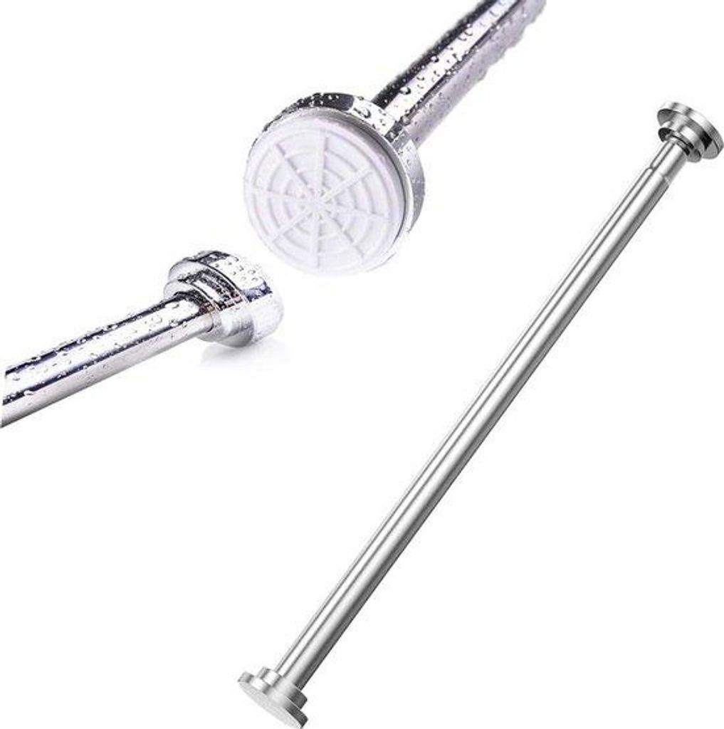 Edelstahl ausfahrbare Duschstange 105-170cm selbstvergrendelnd
