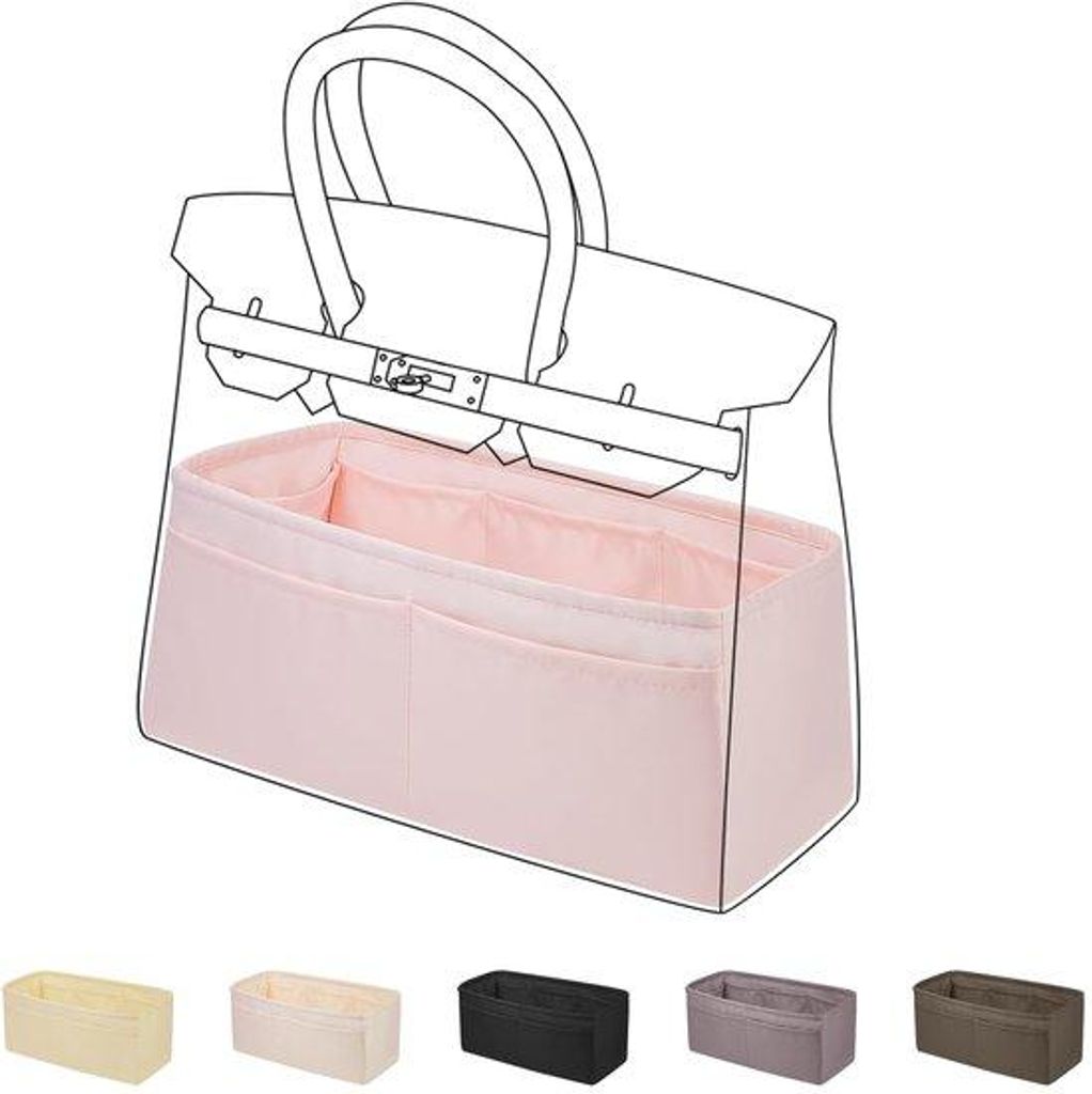 Organizer für Birkin-Taschen, 20/25/30/35/40/45/50 cm, rote Taschen, Binnentaschen, BK35