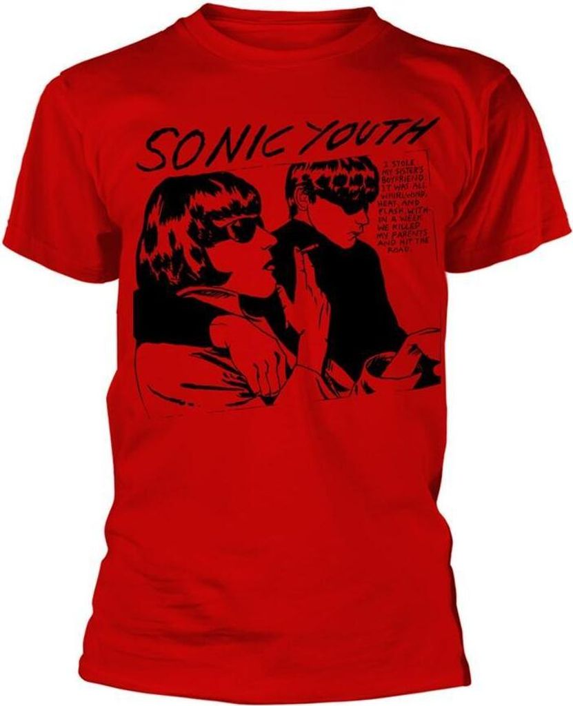 Sonic Youth - "Goo" T-Shirt für Herren/Damen Uni PH2743 (L) (Rot)