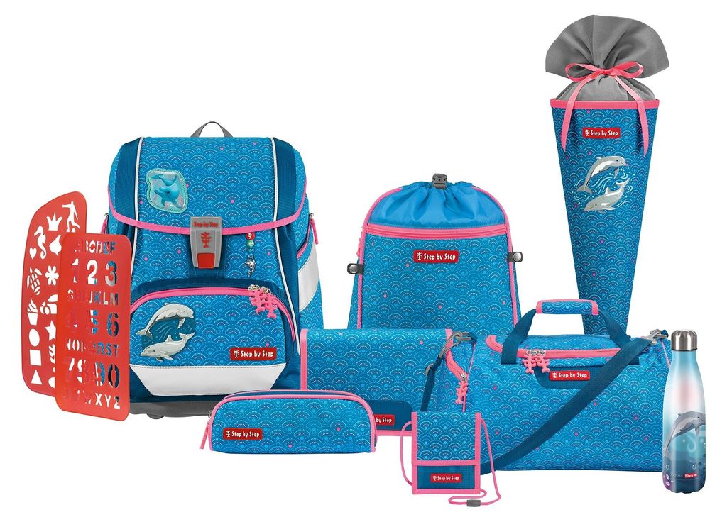 Step by Step Schulranzen-Set 2IN1 PLUS „Dolphin Pippa“, Produktbild 