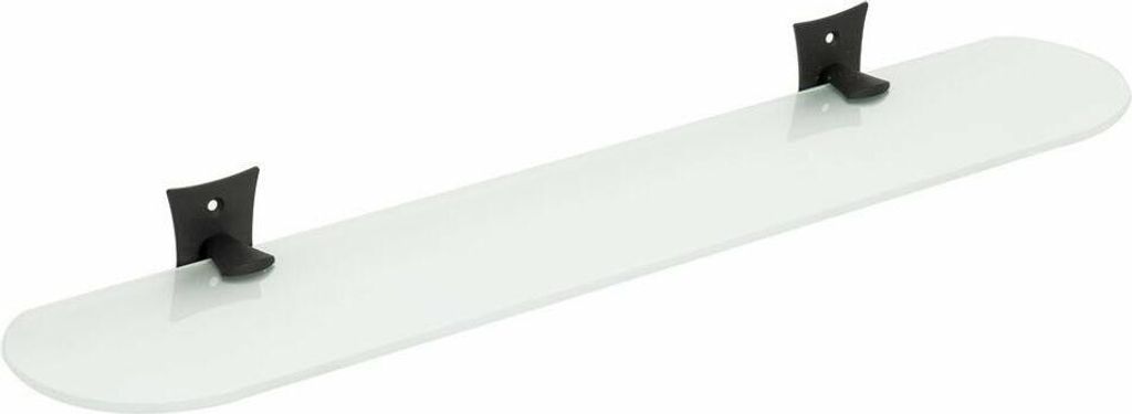 Metaform REBECCA Glasablage Schwarz/Glas satin