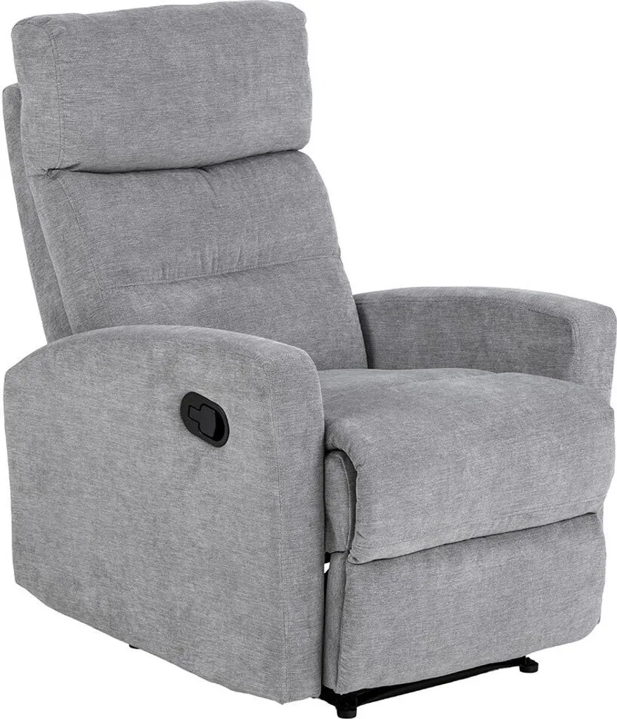 Fauteuil relax Madden gris clair : confort et élégance pour votre salon