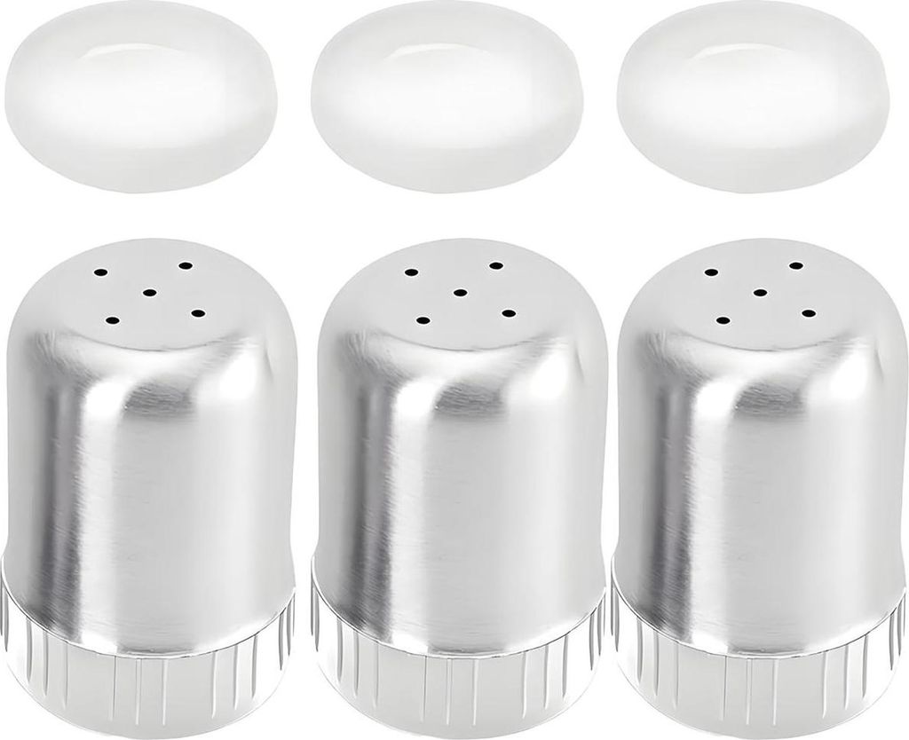 Mini Gewürzstreuer aus rostfreiem Edelstahl, zerlegbar & dicht, ideal für Salz, Pfeffer, Camping, Küche & BBQ