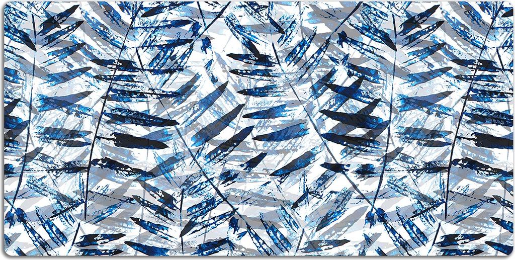 Schreibtischmatte Tischunterlage 100x50 cm Mauspad - Tropische Blätter