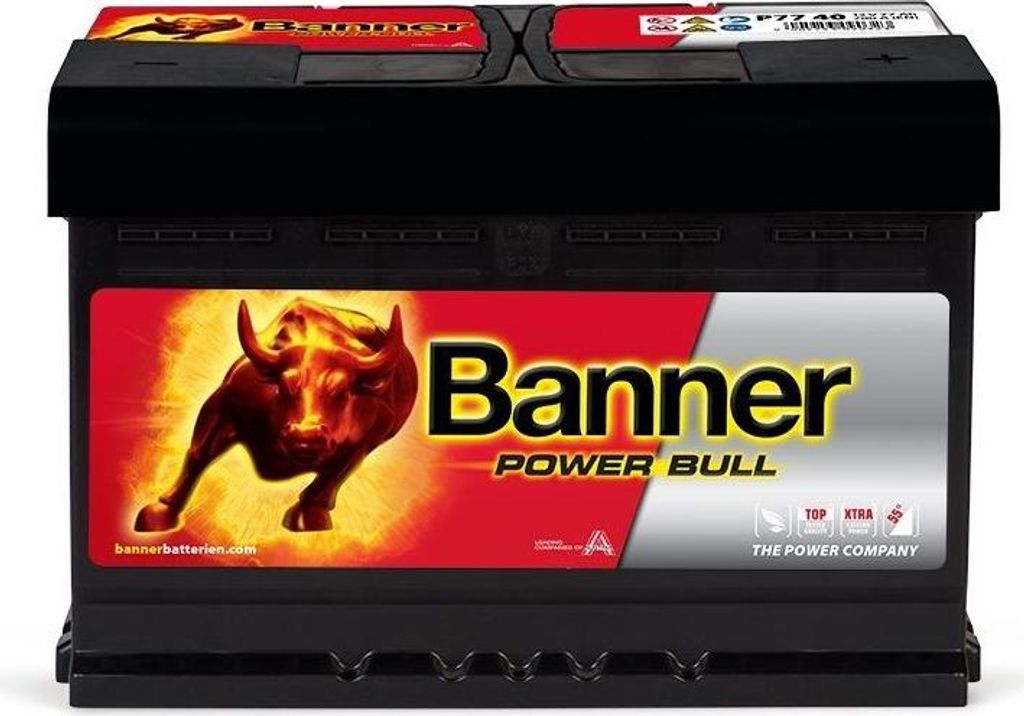 BANNER Starterbatterie 12V 77Ah 700A/EN B13 für Auto LKW Produktbild 